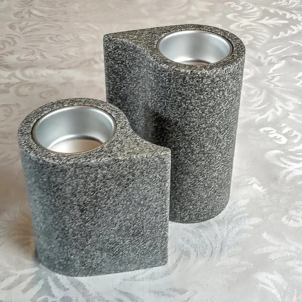 PartyLite Granite Puzzle Tealight Candle Holders